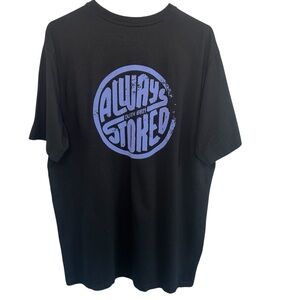 Dutch Bros XL Black + Purple “Always Stoked” SB 1992